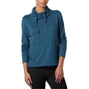 Toad&Co Blue Cowl Neck Top